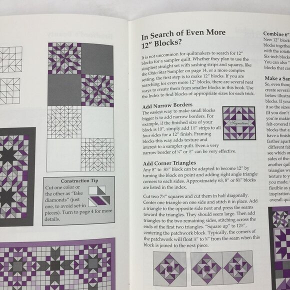 The Perfect Patchwork System Vol 1 Encyclopedia Patchwork Blocks Marti Michell - Picture 6 of 7